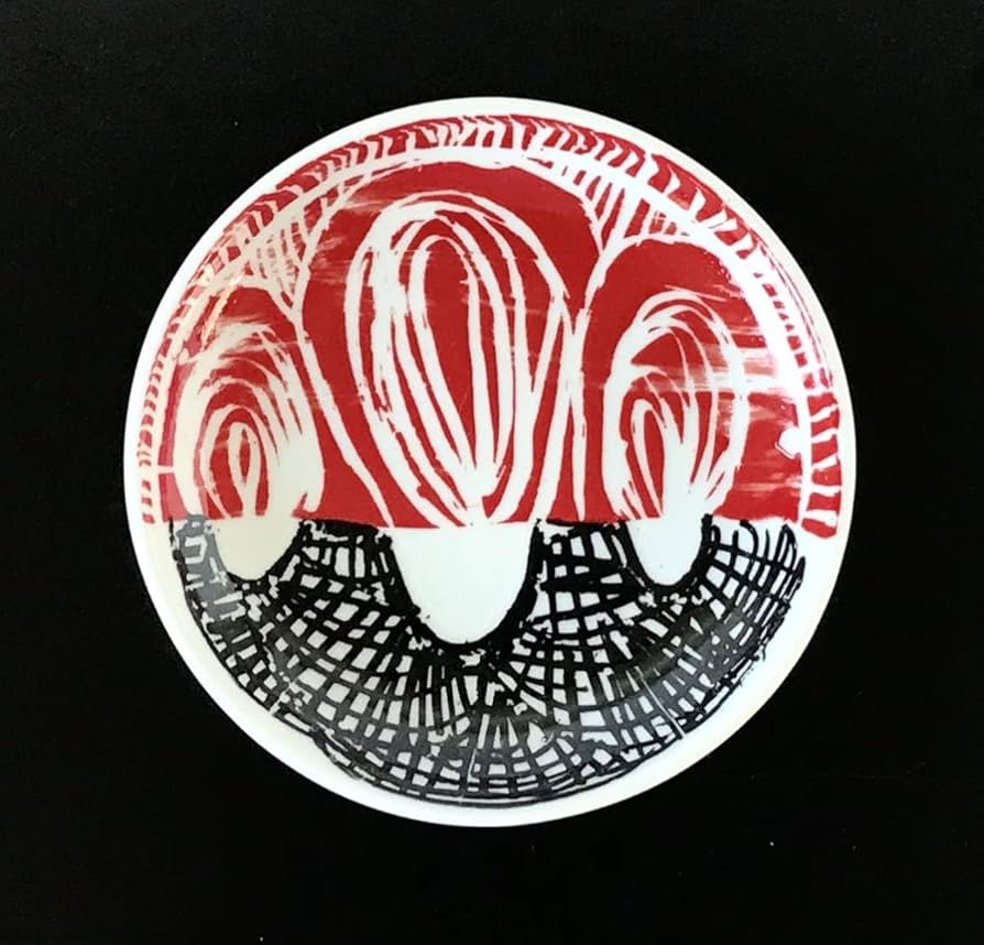 ビンテージ　日比野克彦　絵皿　デザイン皿　５枚セット ビンテージ日比野克彦絵皿デザイン皿5枚セット